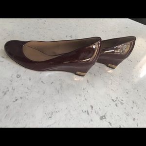 Tory Burch Maroon Wedge